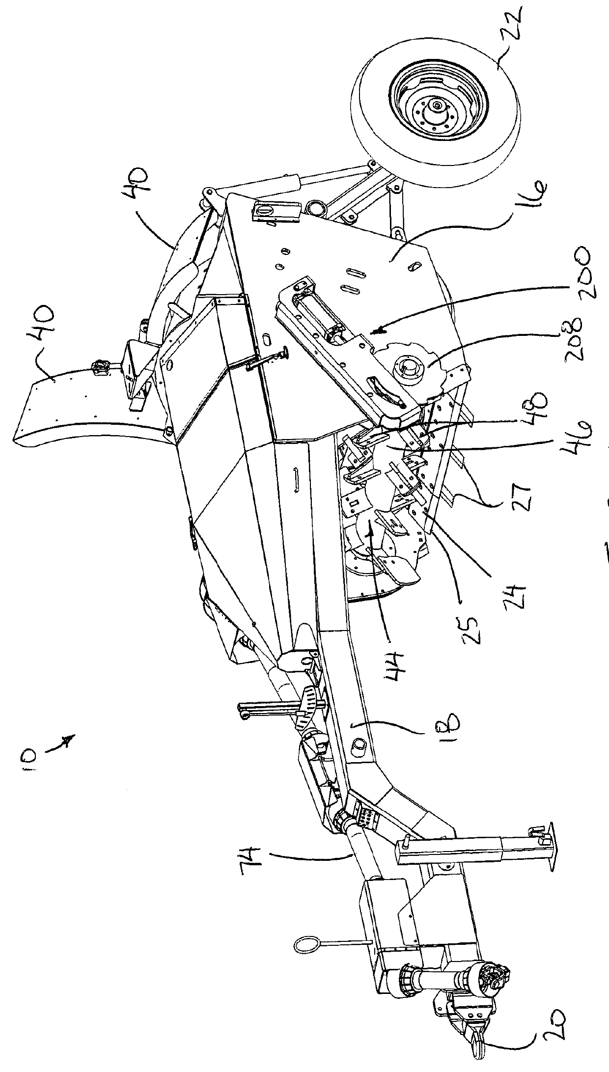 Soil spreading scraper device