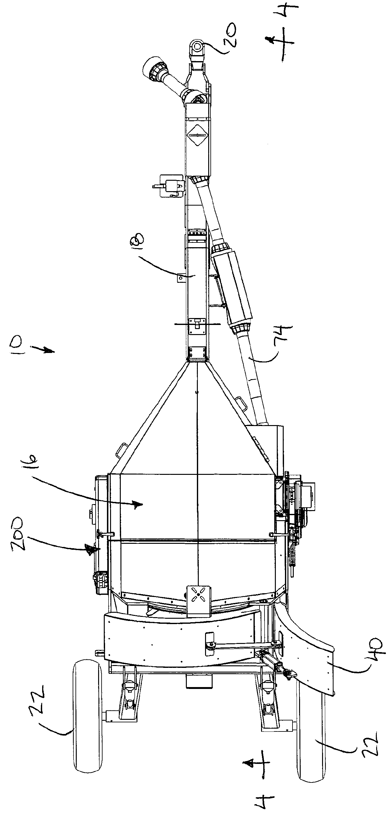 Soil spreading scraper device