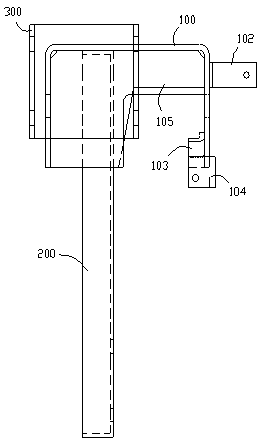 Combination support of clutch operation front mechanism