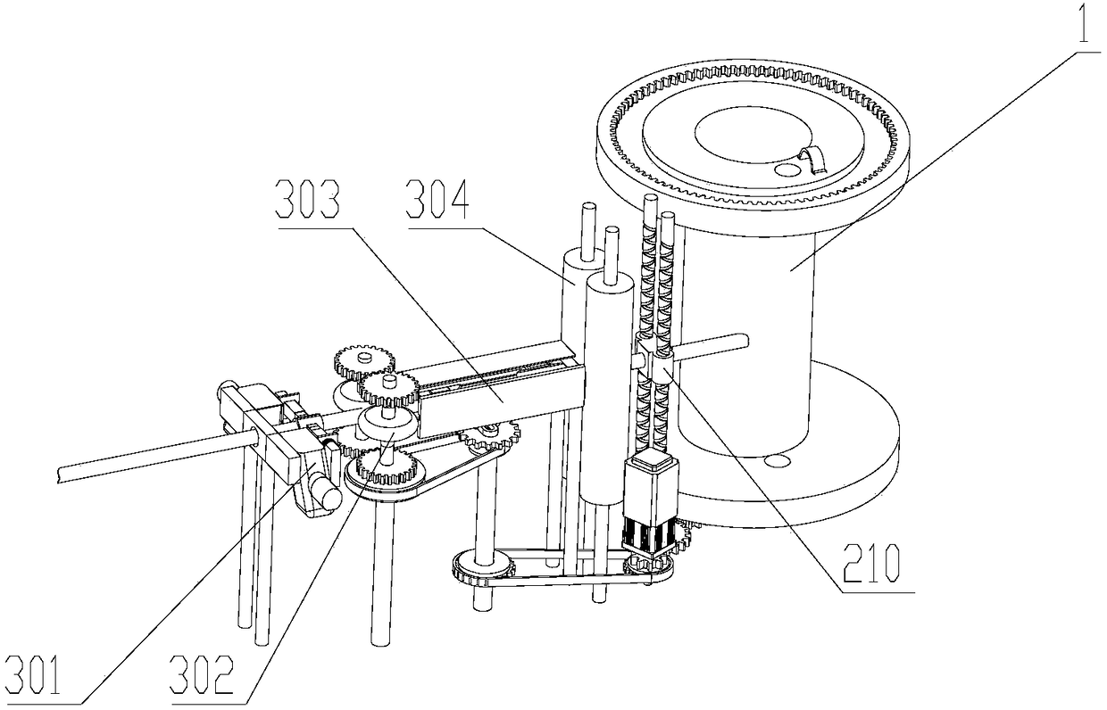 Water pipe automatic storage device