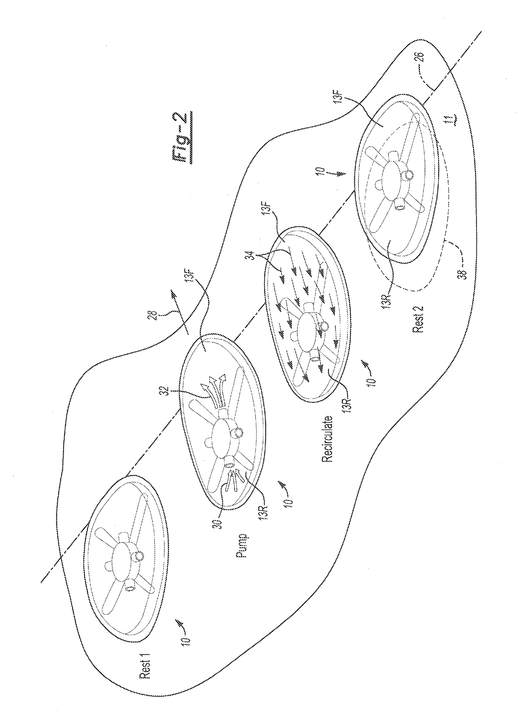 Locomotion of Amorphous Surface Robots