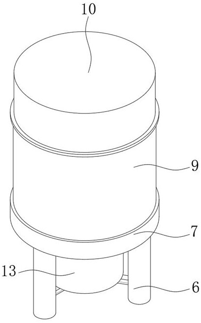 Mixing device for brake pad raw materials