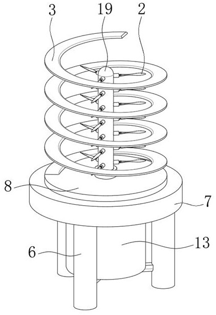 Mixing device for brake pad raw materials