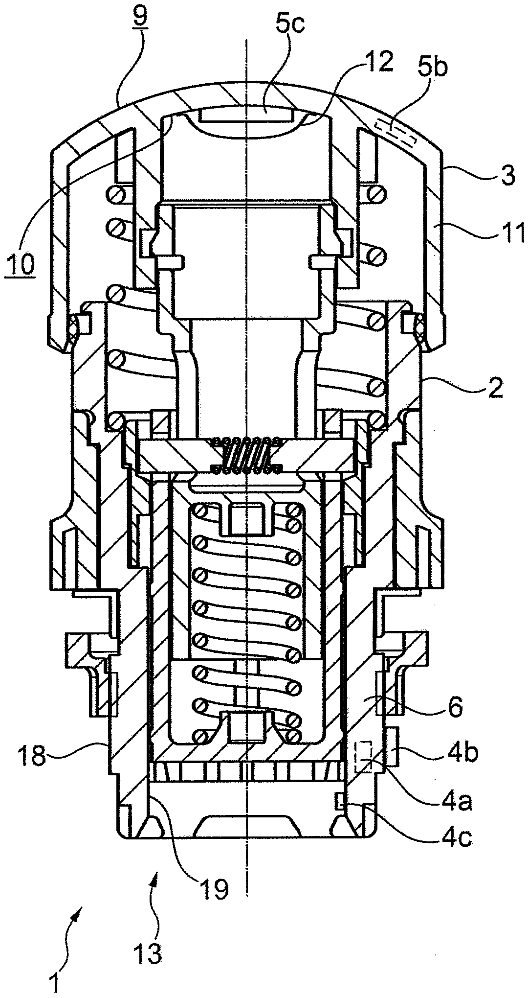 Actuator and/or switch apparatus of a command or signally device