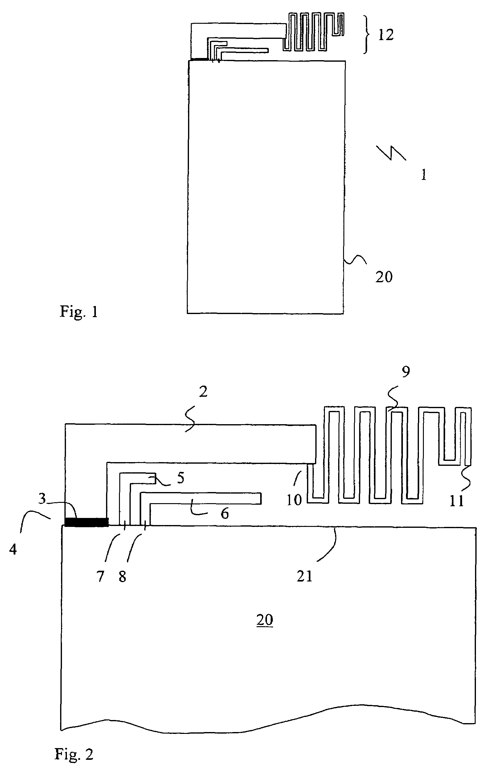 Multiband planar built-in radio antenna with inverted-L main and parasitic radiators