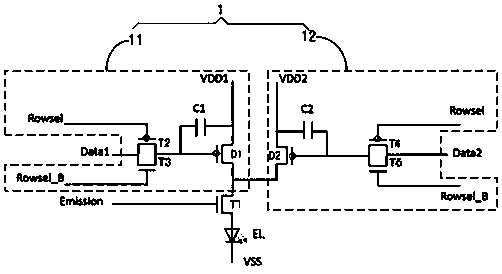 Electroluminescent element driving circuit, driving method thereof and display device