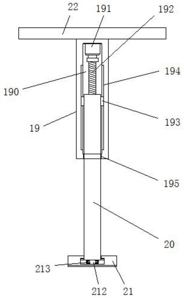 Walking assisting device for nursing in rehabilitation department