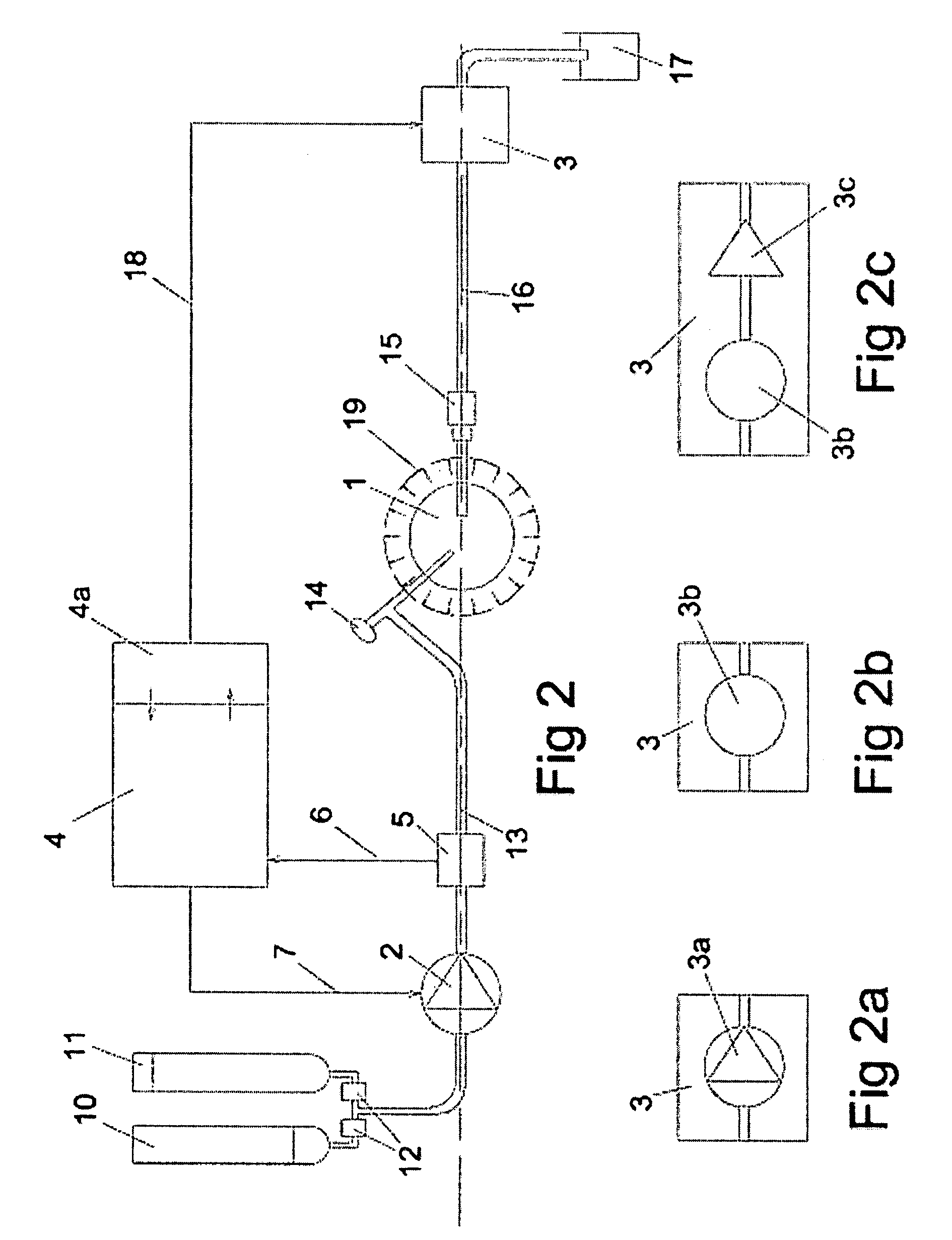 Method and device for irrigation of body cavities