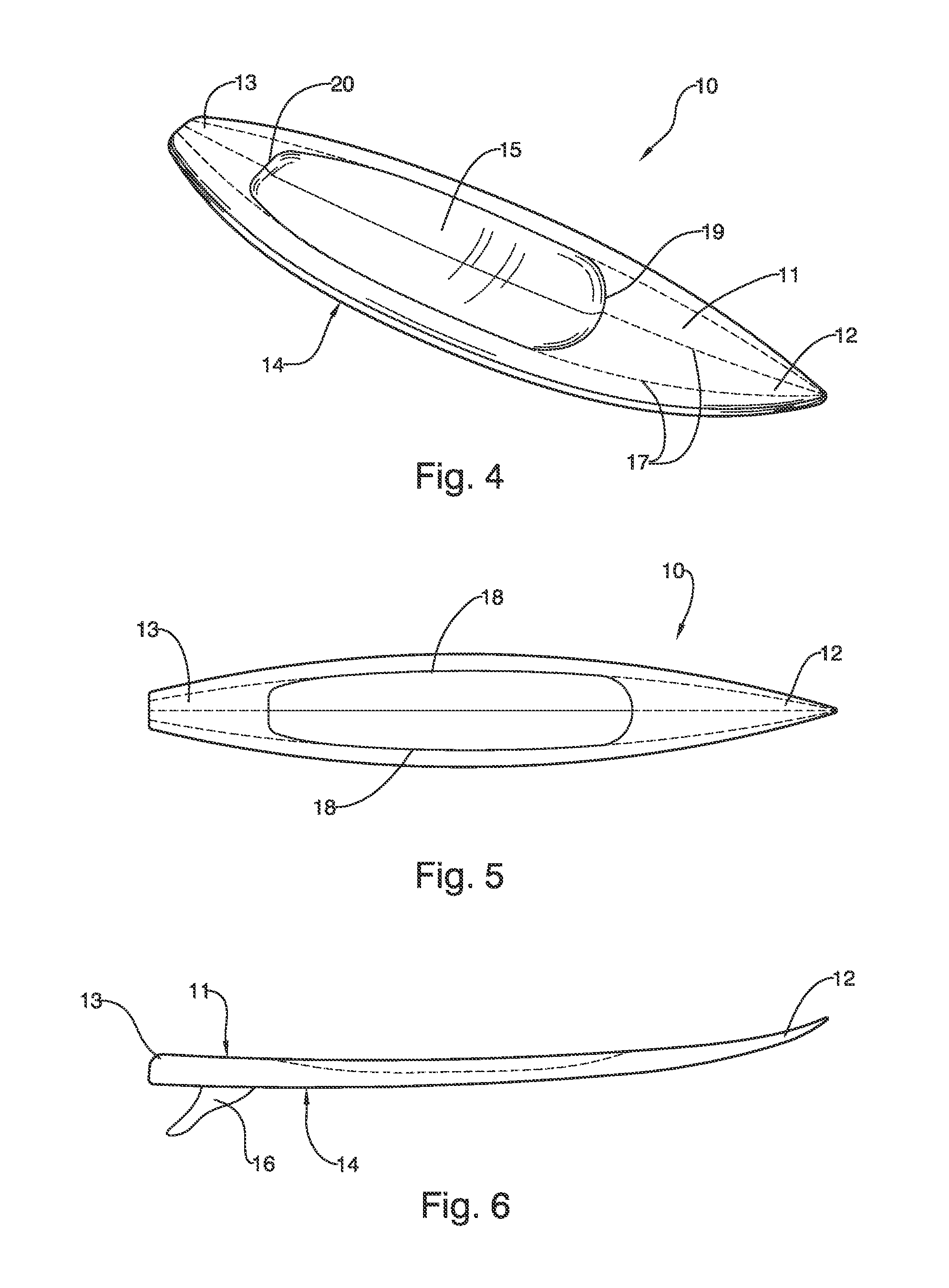 Longitudinally reinforced elliptically contoured waveriding system