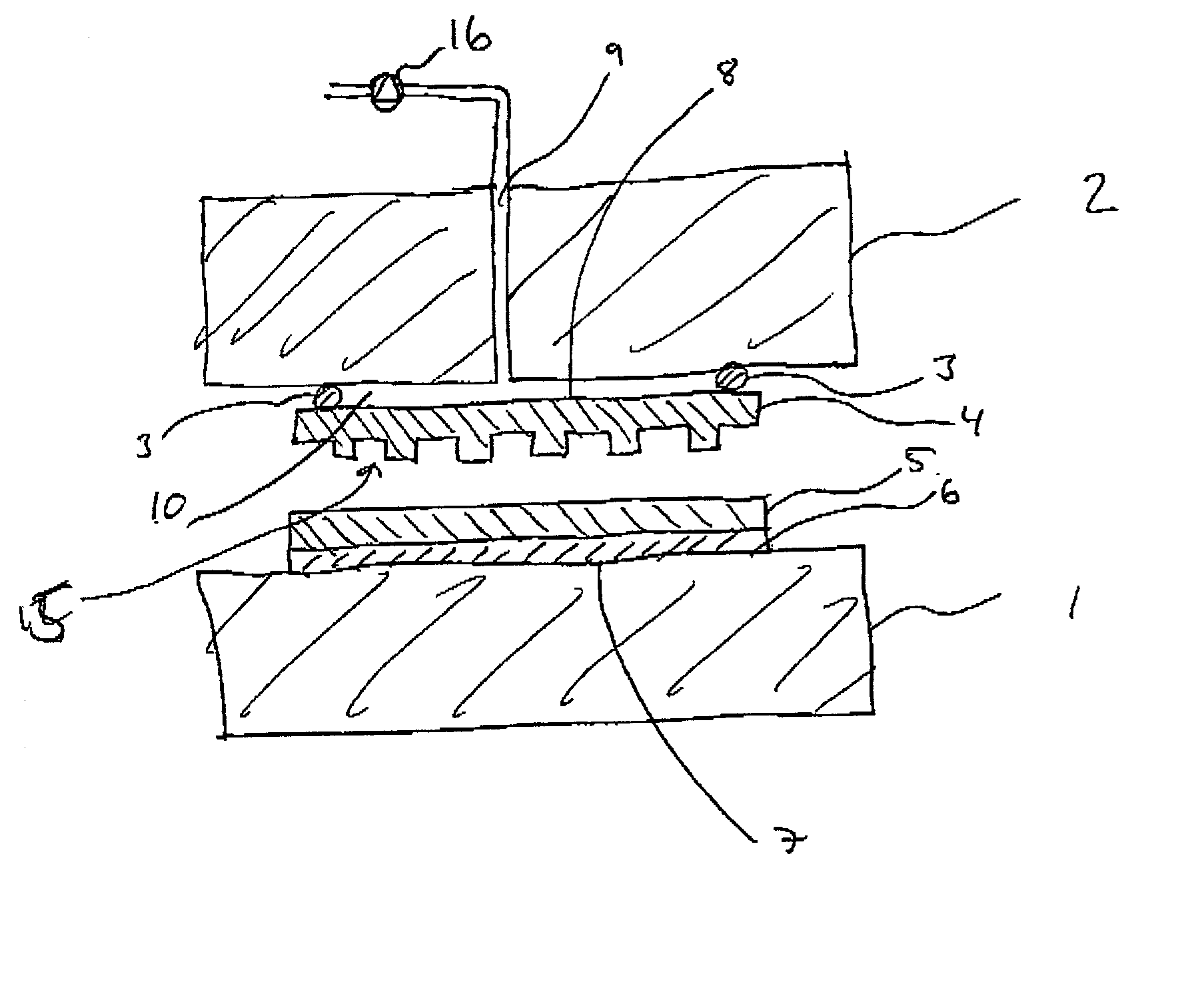 Imprint method and device