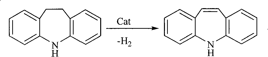 Chemical synthesis process for iminostilbene