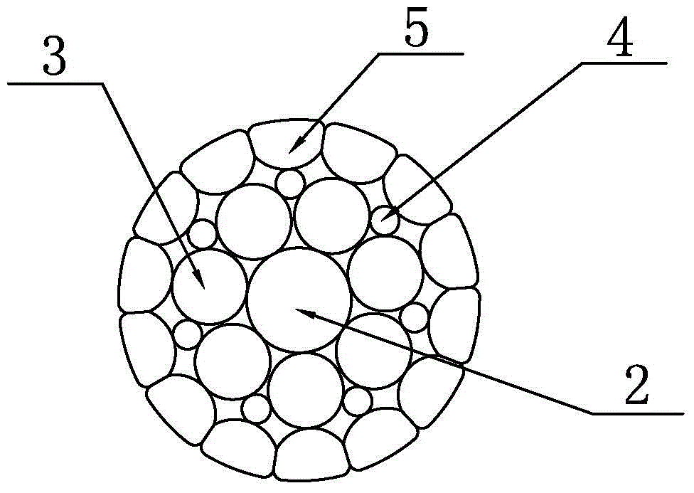 Novel double-compacted steel wire rope and production technology thereof