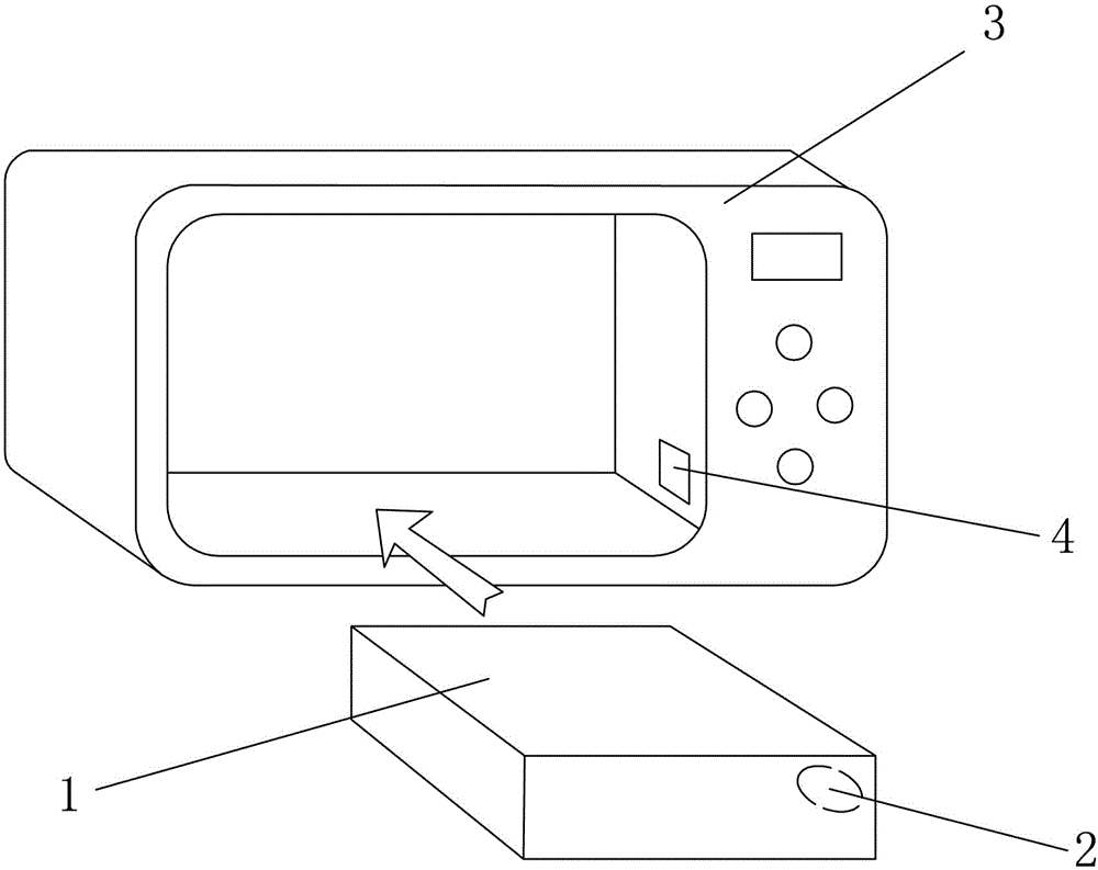 Method for optimizing microwave oven and set meal cooked by microwave oven by utilizing near field communication (NFC)