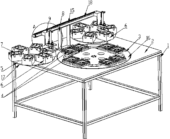 Device for accurately taking membrane in single-piece mode