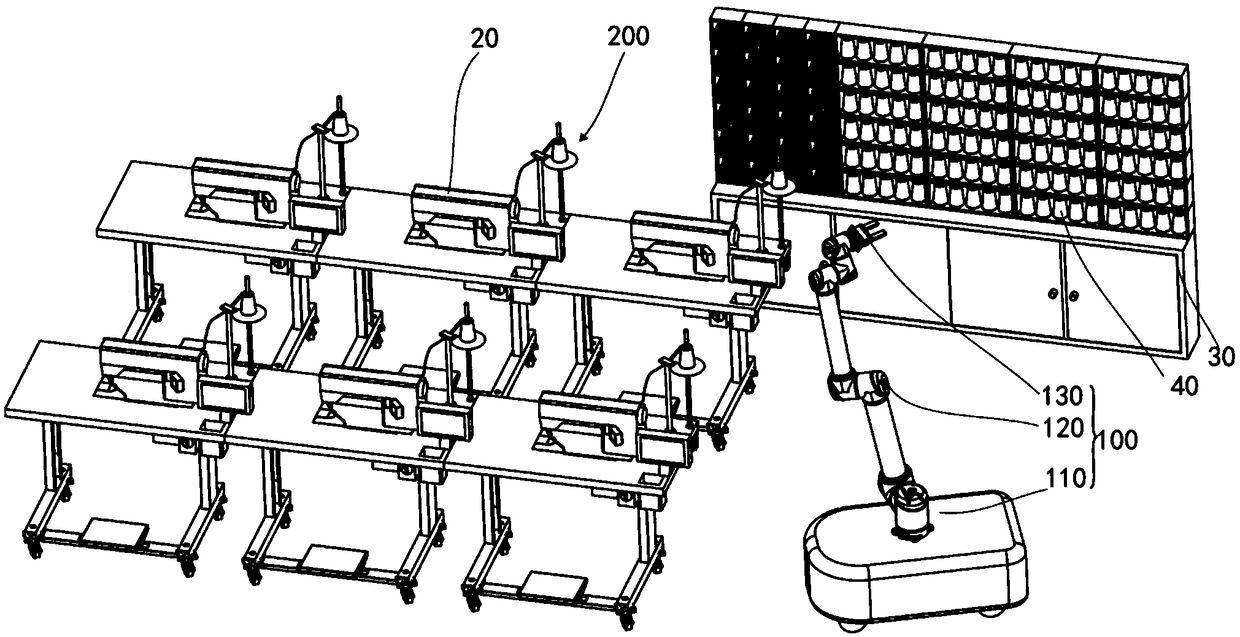 Thread changing and penetrating mechanism and method