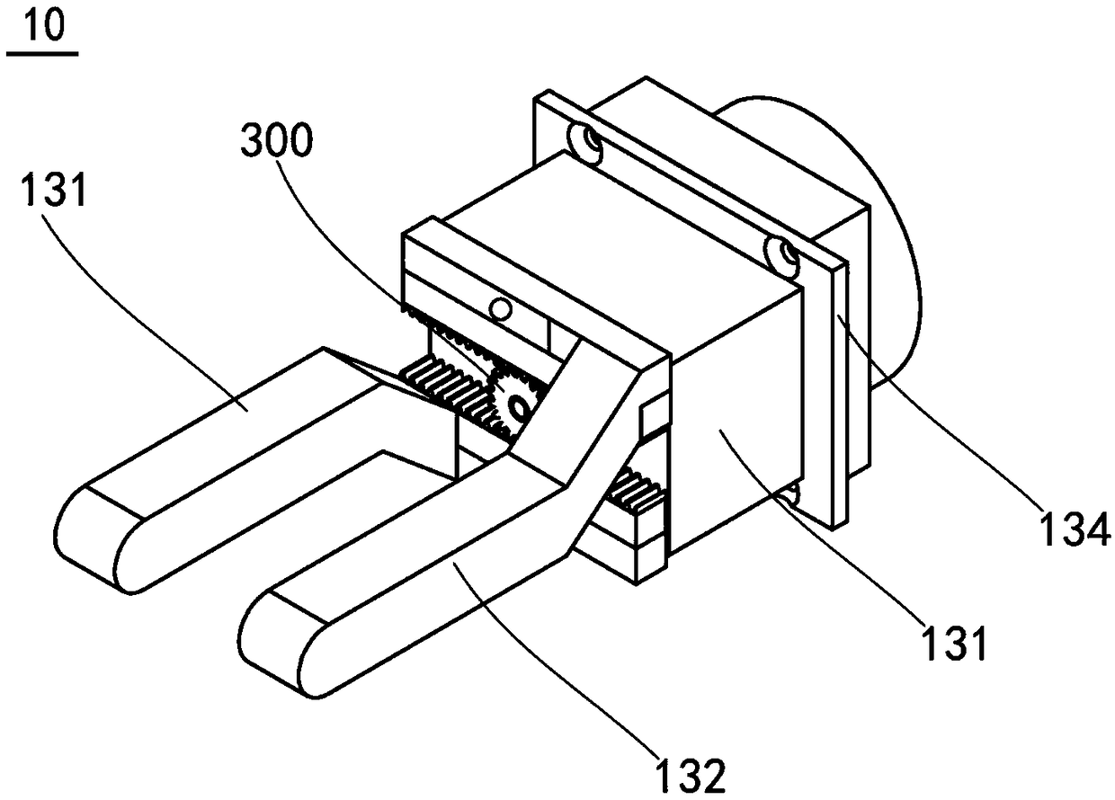 Thread changing and penetrating mechanism and method