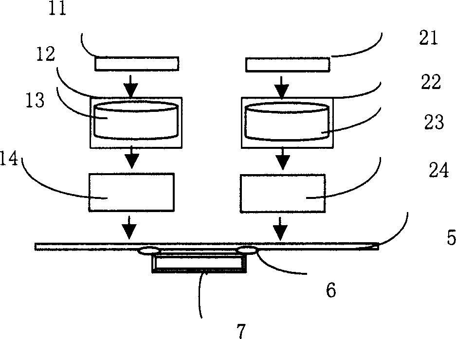 Touching control device and control panel for household electric appliance