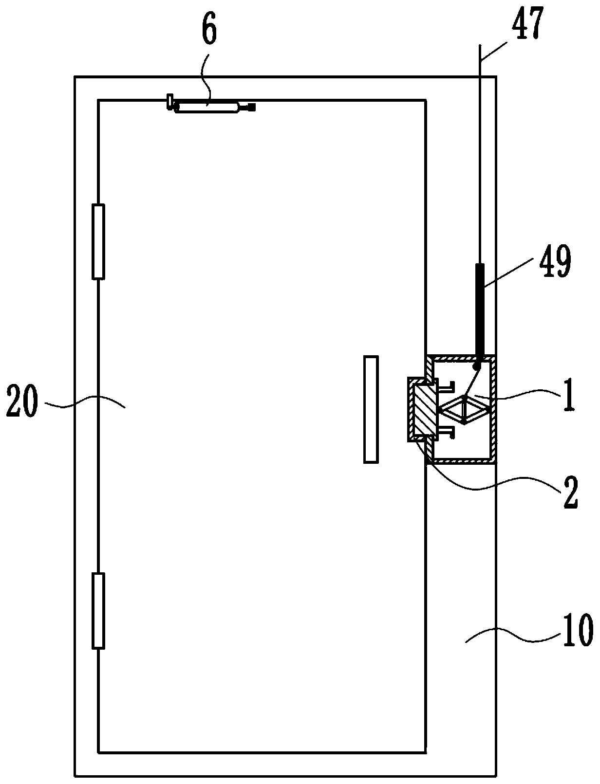 Building evacuation door opening device