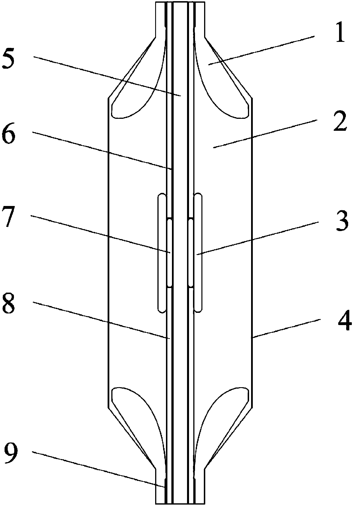 Prefabricated cable intermediate joint adopting composite material with electrical conductivity being adaptively regulated and controlled