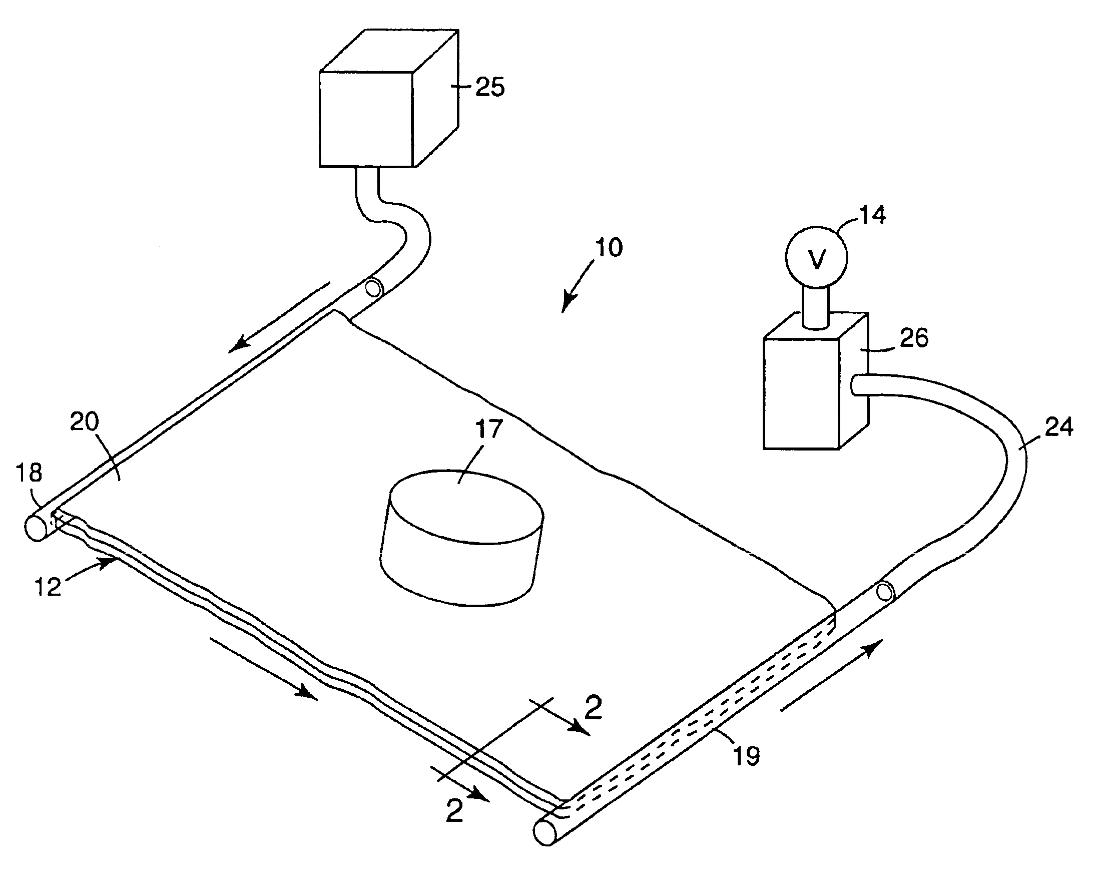 Microchanneled active fluid heat exchanger