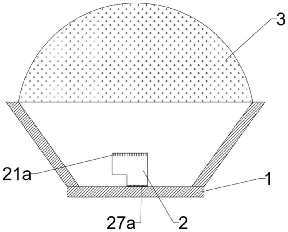 A flip-chip deep ultraviolet LED with a double-layer photonic crystal structure and its preparation method