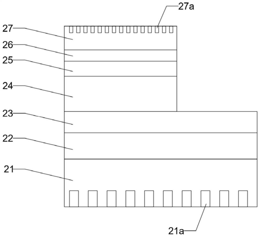 A flip-chip deep ultraviolet LED with a double-layer photonic crystal structure and its preparation method