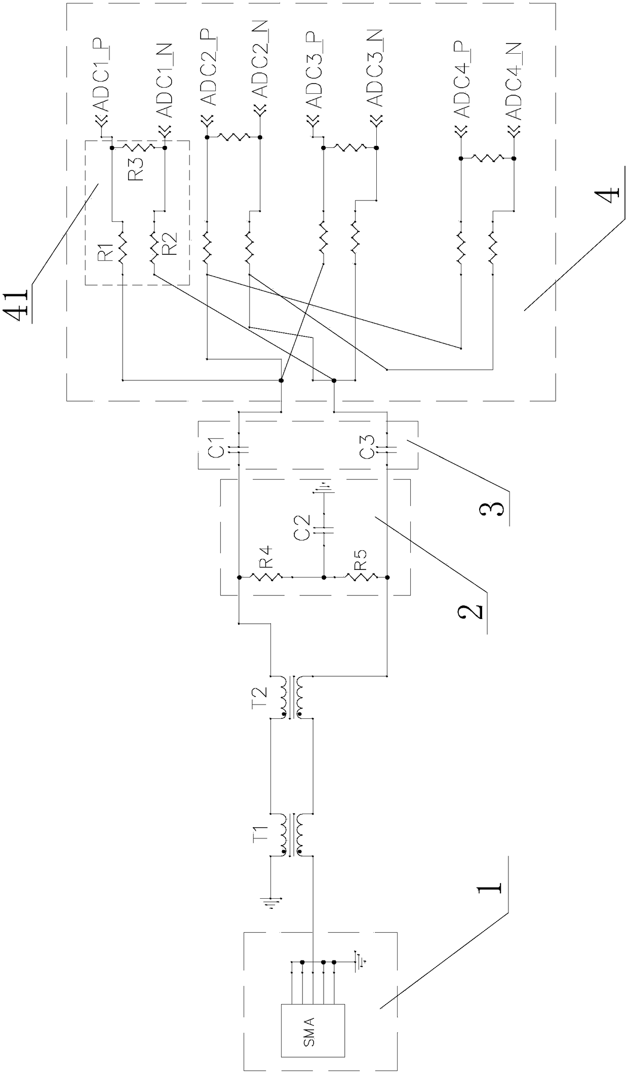 High speed ADC interweaved sampling system