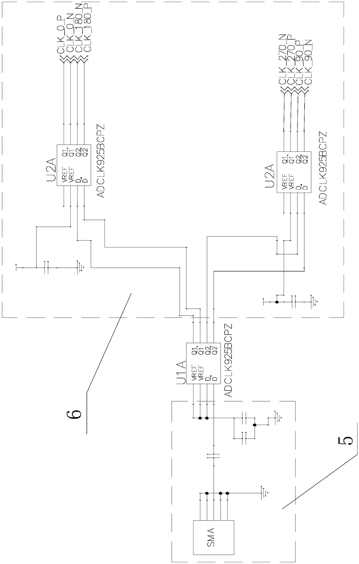 High speed ADC interweaved sampling system