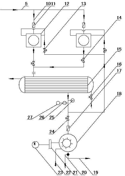 Precise adjustment system for vacuum degree of giant vacuum chamber