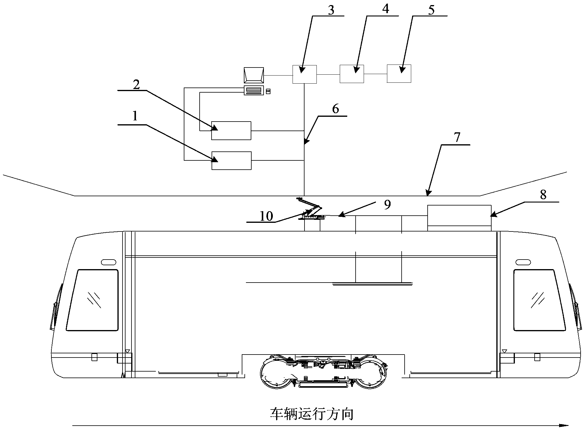 Arc-discharge prevention charging method and system for energy accumulation type electric traction vehicle