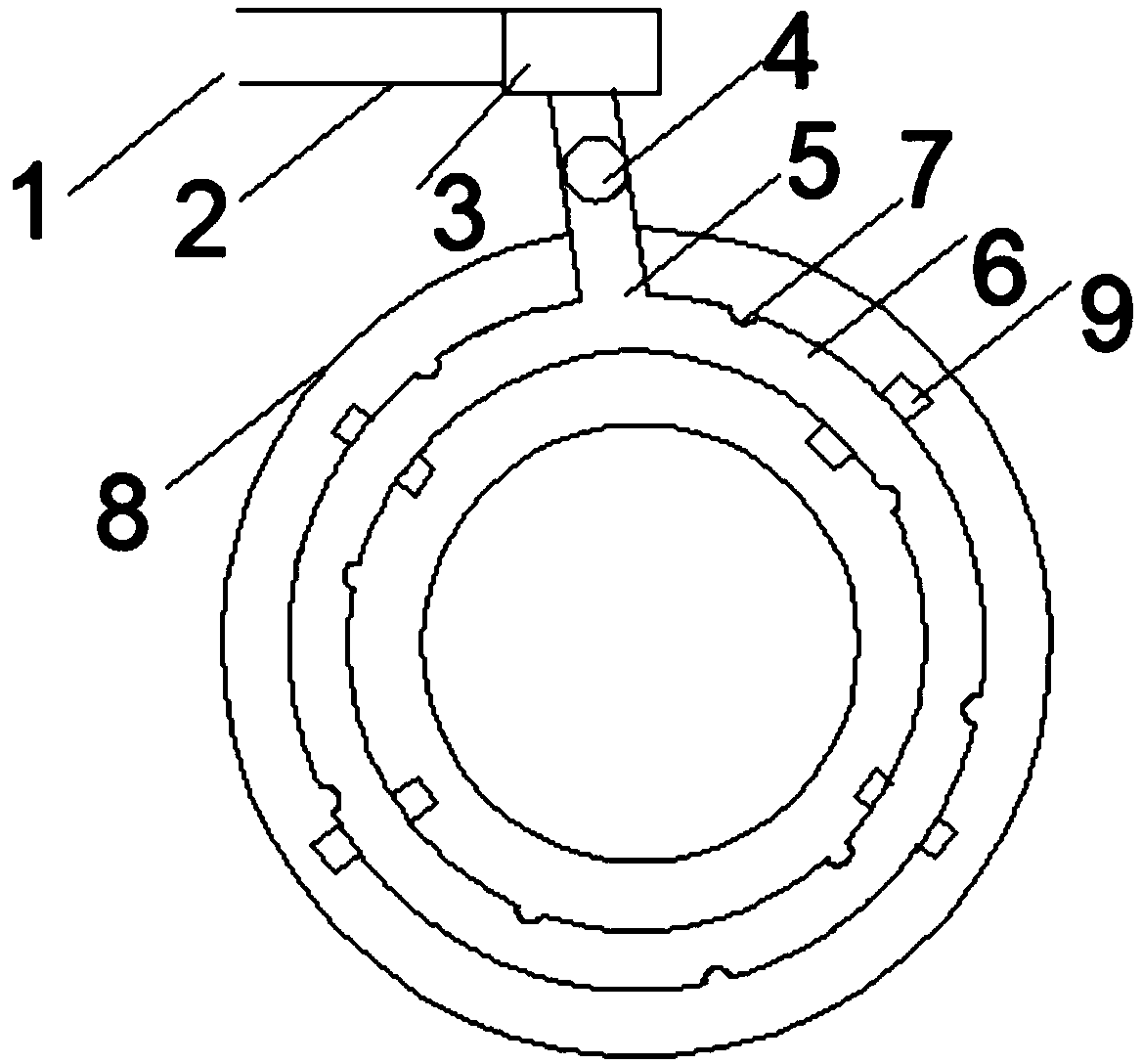 Seal ring for roller washing machine