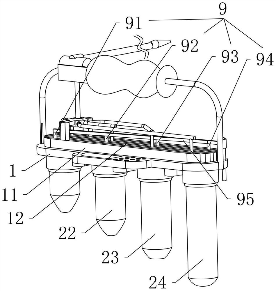 Portable wastewater sampling and detecting device