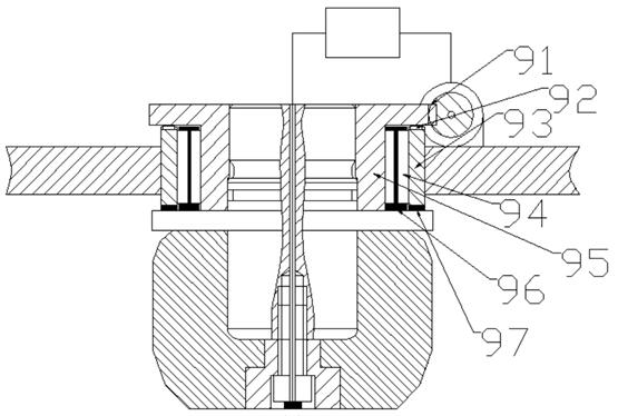 A positioning device for a segment demoulding device