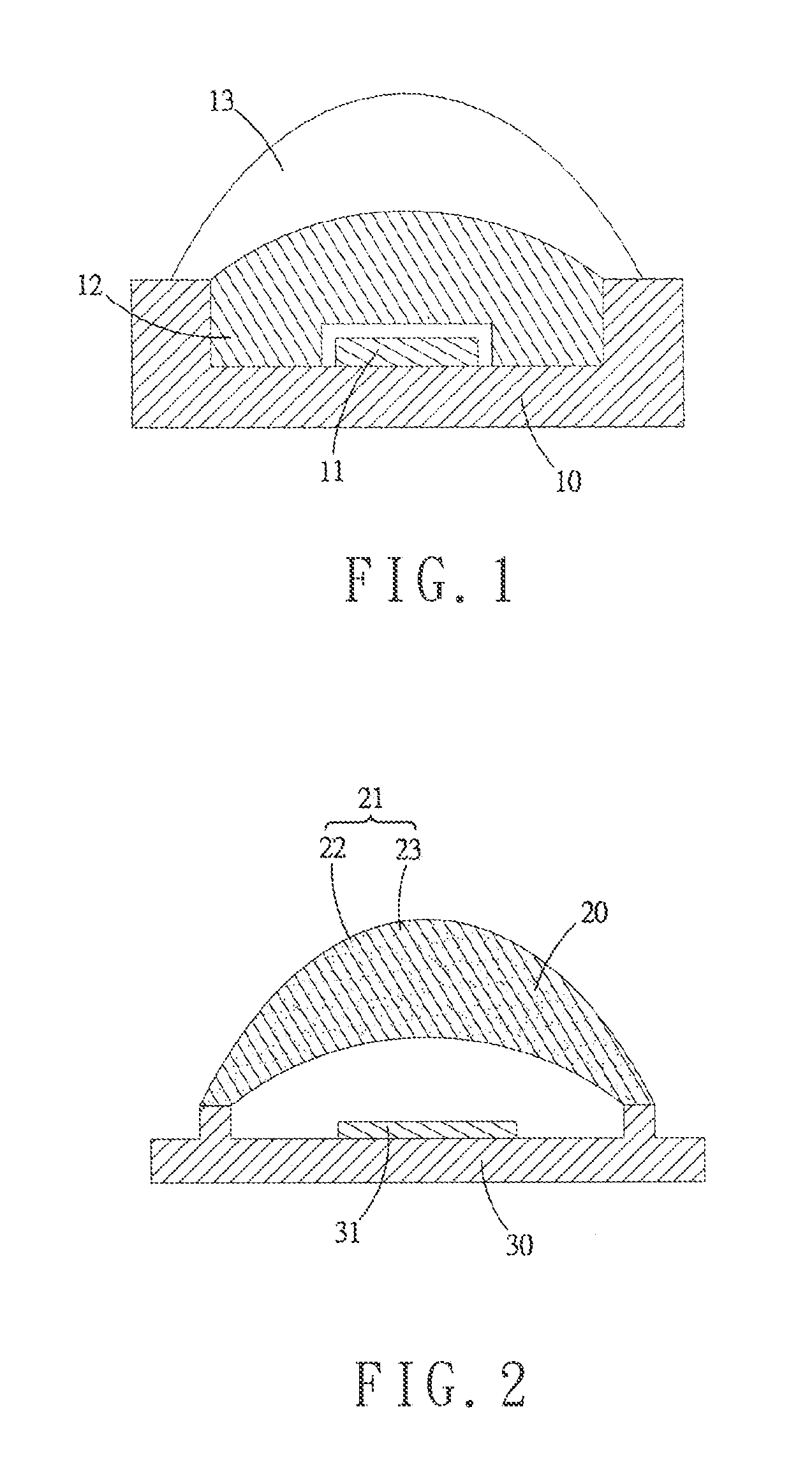 Method for producing a low temperature glass phosphor lens and a lens produced by the same