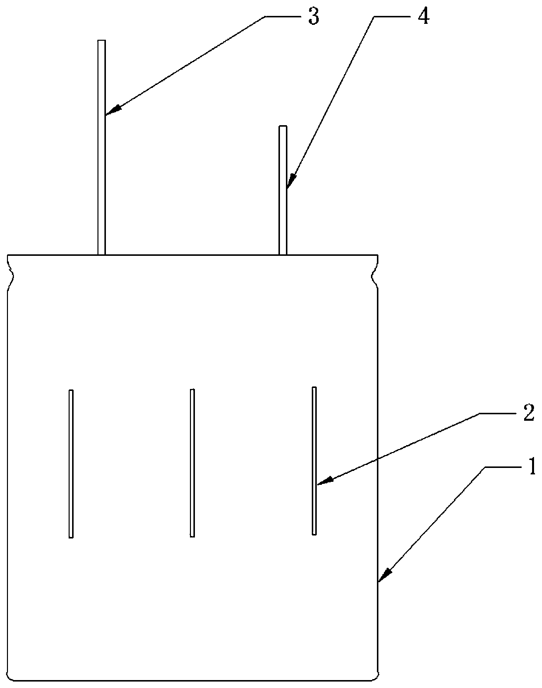 Solid aluminum electrolytic capacitor with high heat dissipation performance and preparation method of capacitor