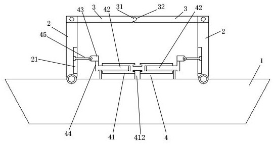 A partition-adjustable sunshade yacht