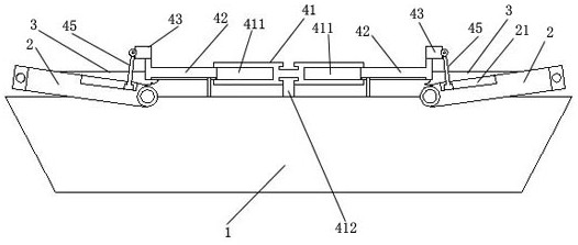 A partition-adjustable sunshade yacht