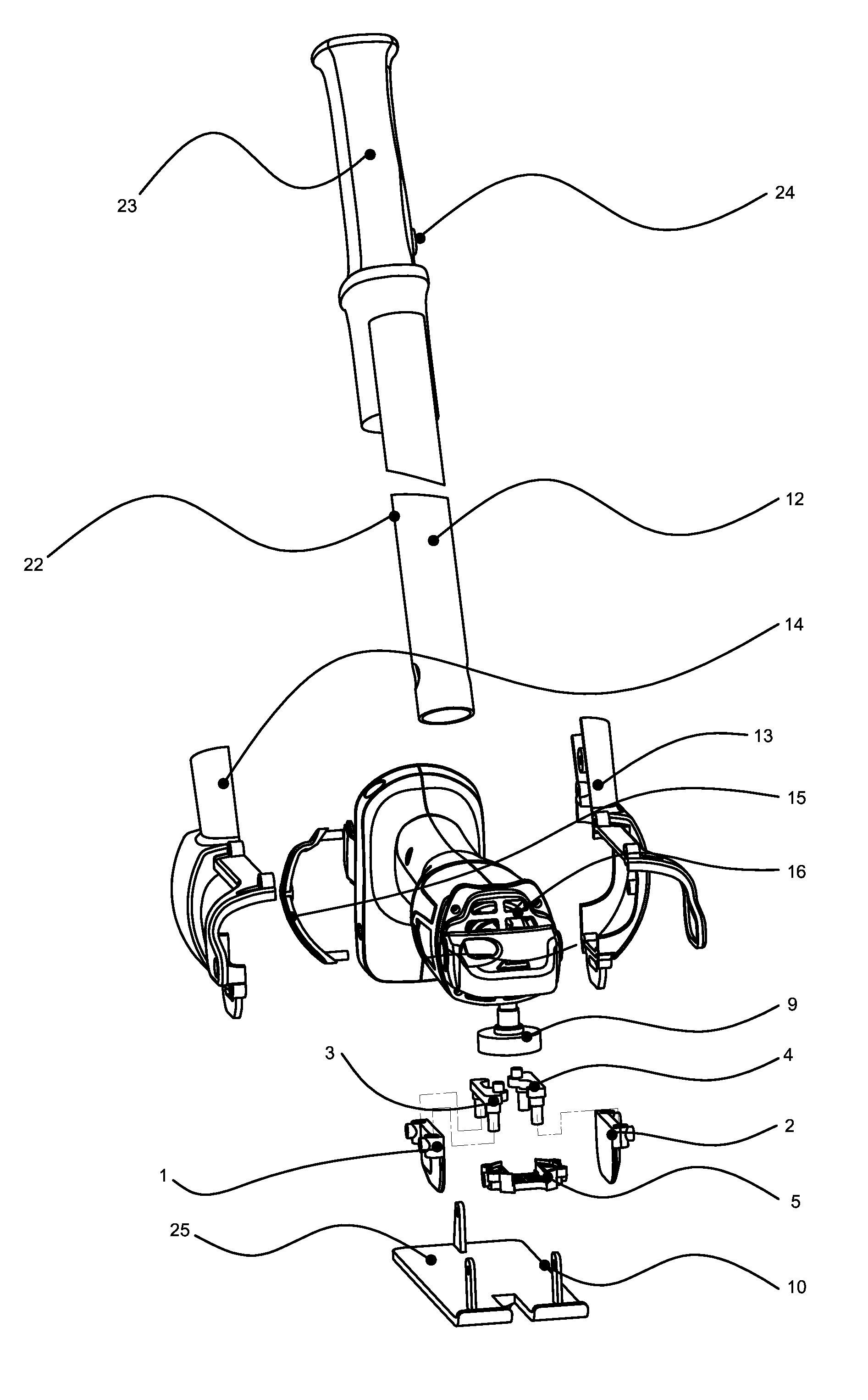 Electric double-blade slot cutting machine