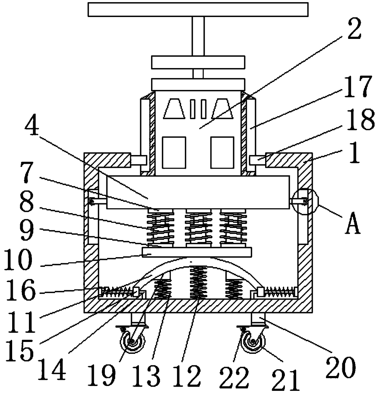 Knitting mechanical device