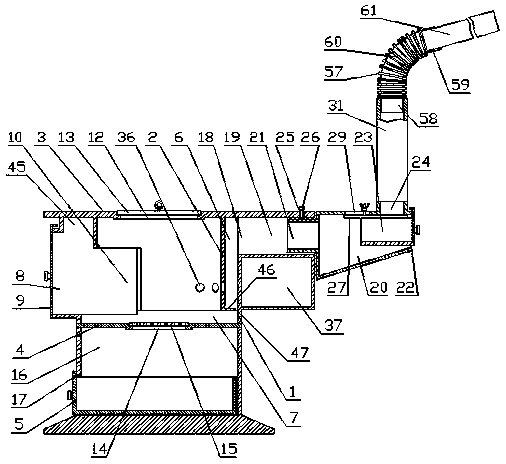 an air energy wood stove