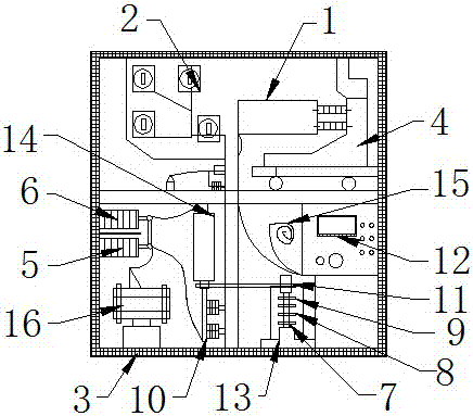 Intelligent photovoltaic prefabricated-type substation high-voltage bus protection device and using method thereof