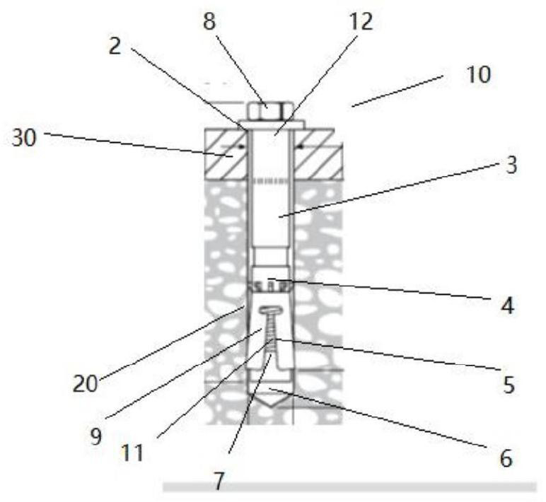 Expansion type anchor bolt