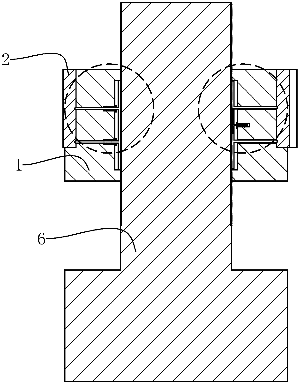 Rapid self-locking type nut structure and assembly and application method thereof