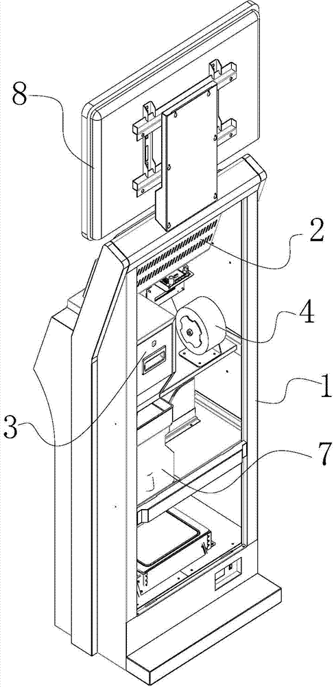 Food ordering machine and food ordering method using same