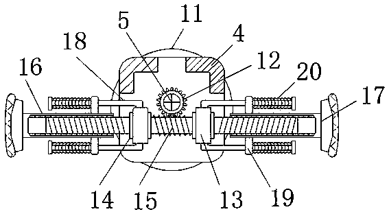 Corner polishing device for glass fiber reinforced plastic processing