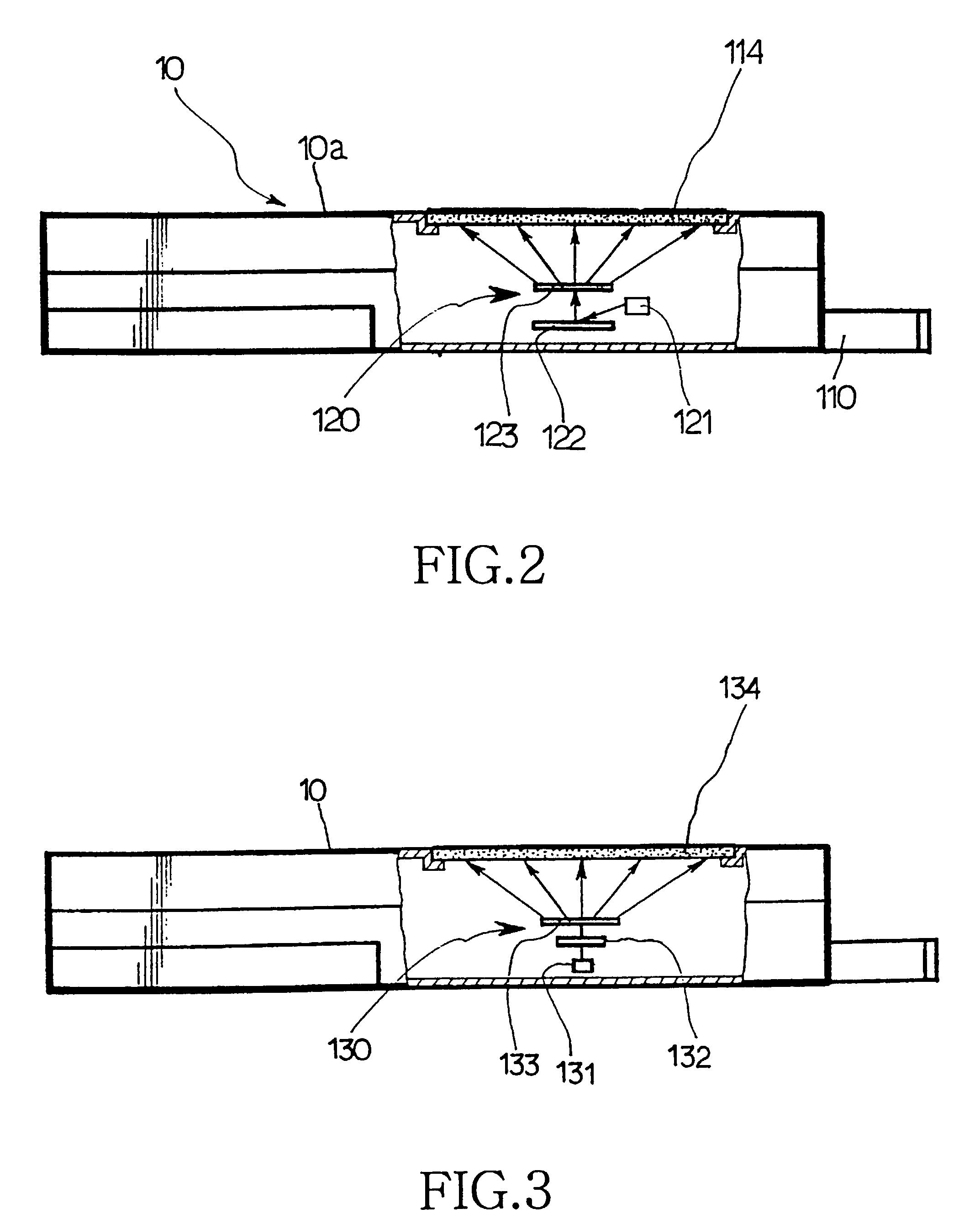 Portable terminal device having a display unit utilizing a holographic screen