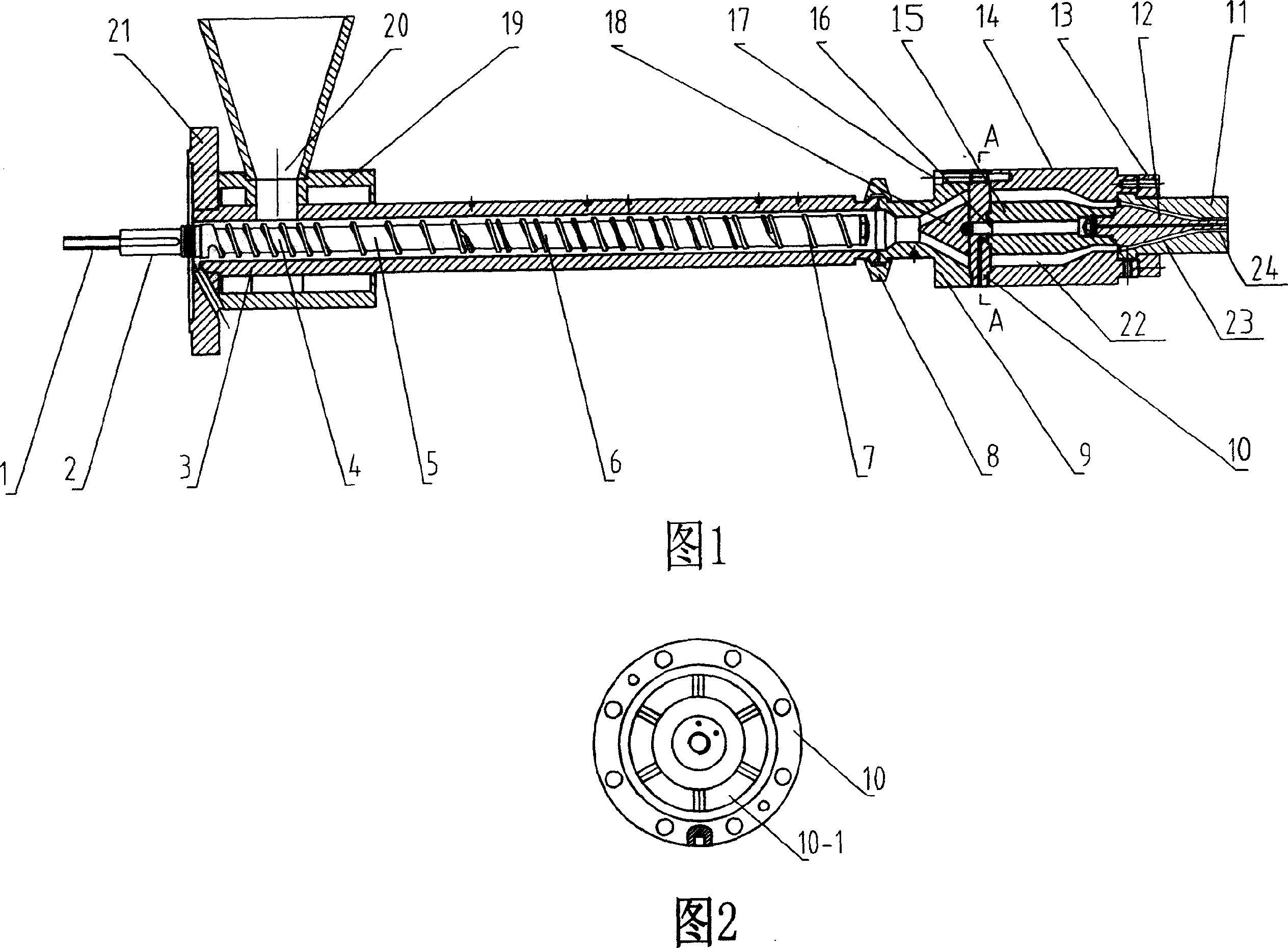 Special-purpose mould for cross-linked polyethylene tube