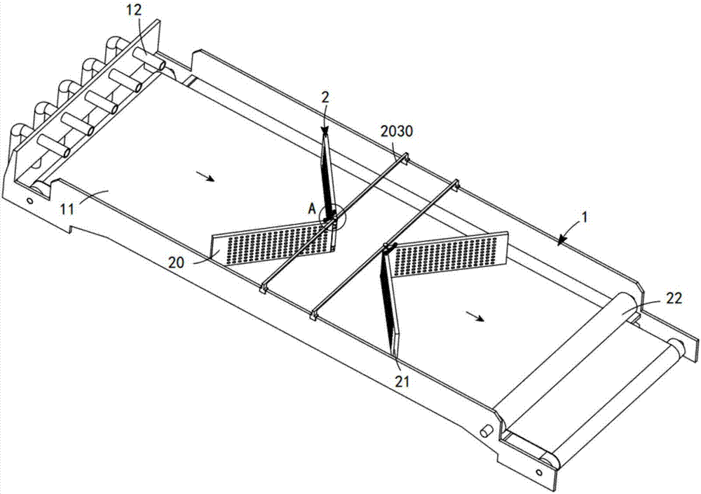 Paper forming mechanism for guiding pulp