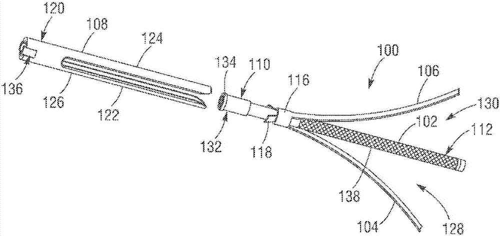 Percutaneous clip for repairing a heart valve