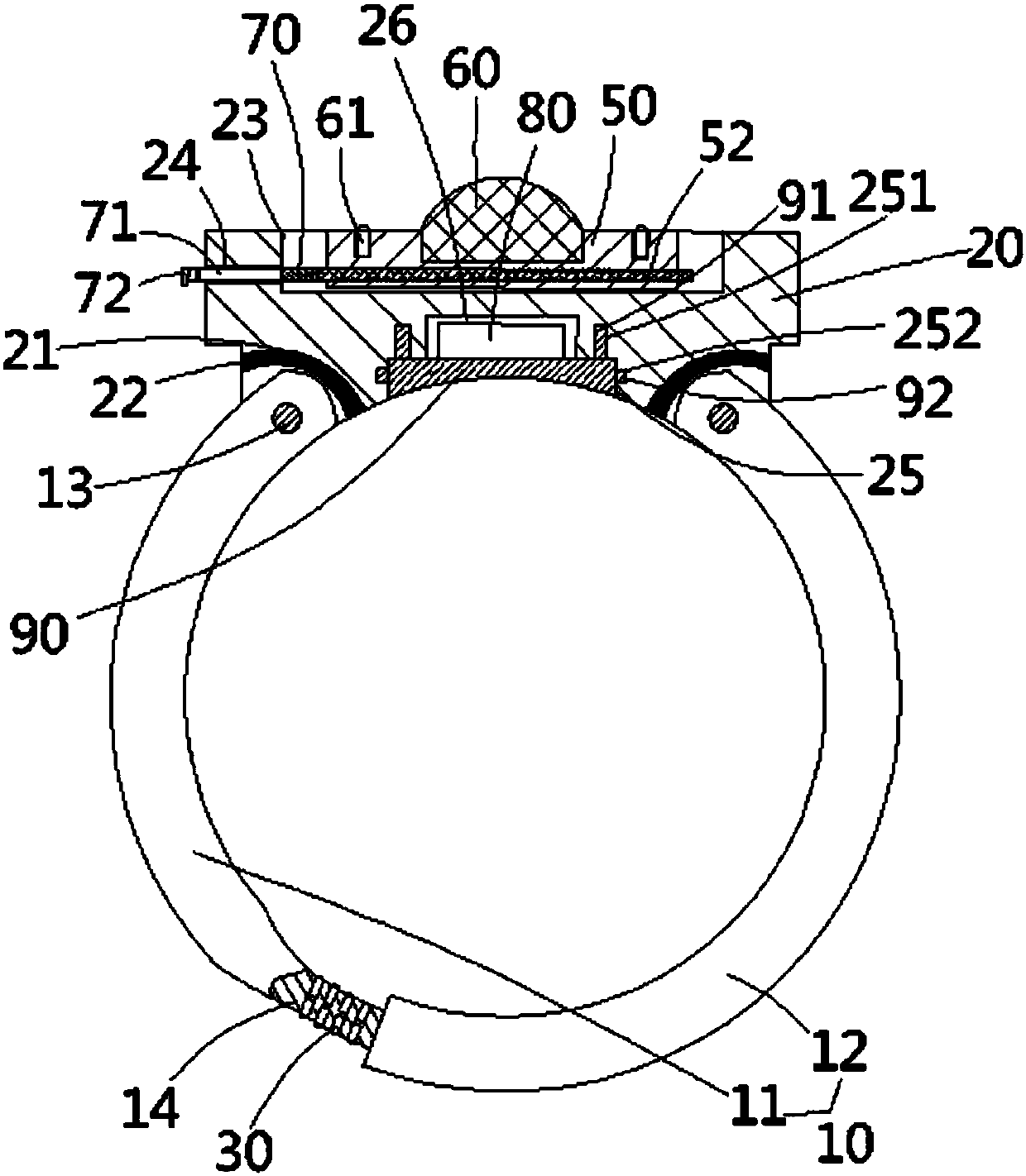 An adjustable smart ring